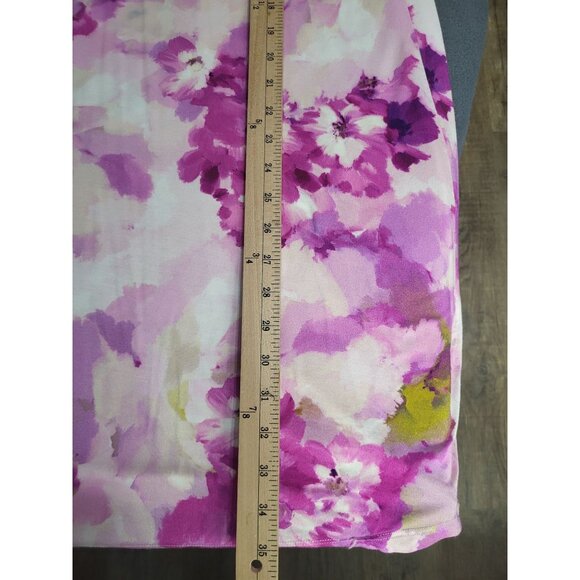 SOMA Cool Nights Women's SZ XL V Neck Short Sleeve Sleep Shirt Nightgown Floral - Picture 5 of 5